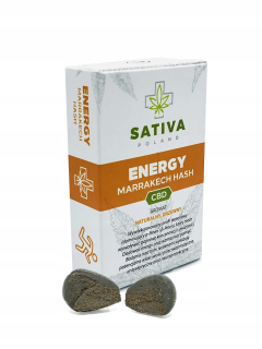 CBD - Energy Marrakech Hash CBD 17% CBD Sativa Poľsko 1g