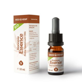 CBD - Essence CBG Prírodný olej 5% 10 ml | Medi Konope |
