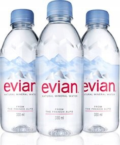 Evian Nat non-zrazená minerálna voda 24 x 0,33 l