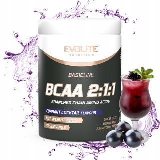 Aminokyseliny - Evolite BCAA 400g LEUCÍN Aminokyseliny REGENERÁCIA