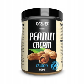 EVOLITE Arašidový krém Crunchy 900g arašidové maslo