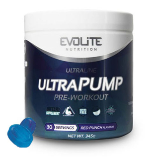 EVOLITE ULTRA pump 345g AAKG CITRULIN CAFEIN PRE