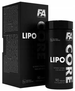 Spaľovač tuku - FA Core Lipo 90T Tuk Hmotnosť Zníženie hmotnosti