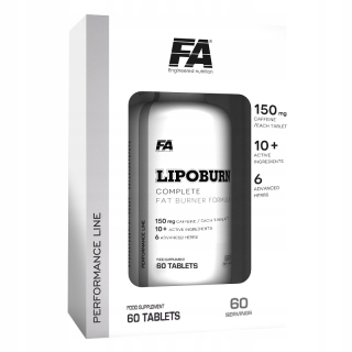 Spaľovač tuku - FA Lipoburn 60 Tuk Burner Hmotnosť Zníženie hmotnosti