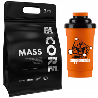 Gainer - FA Mass Core 3000g Gainer XXL Mutant proteín Hmotnosť