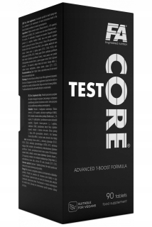 Testosterón - FA Výživa Core TEST - 90 Tabuľka.