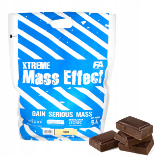 Gainer - FA XTREME MASS EFFECT 5kg GAINER PROTEÍNOVÁ HMOTNOSŤ XXL