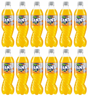 FANTA ZERO 12x500ml diéta, bez cukru