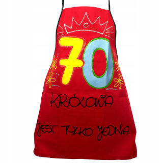 APRON 70 darček k narodeninám pre ženu