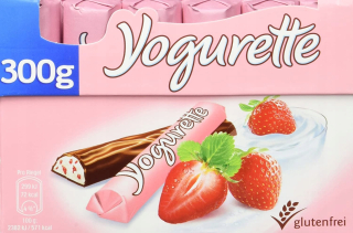 Ferrero Yogurette jogurtové jahodové bary