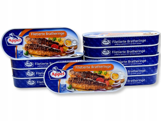 Filtéty sleďov sa starali o 10x 325G Appel