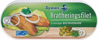 Filtéty sleďov vyprážané v bio marináde 325 g - s