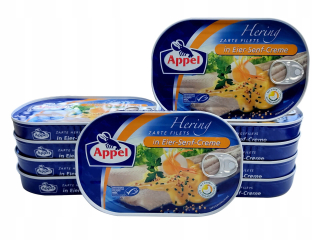 Sleďové filé SOS horčica vajcia 10x200g Appel