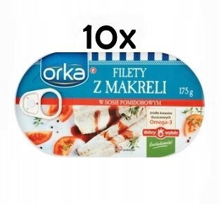 MACRELOVÉ FILETY PLNENÉ V Rajčatovej omáčke 10x 170G