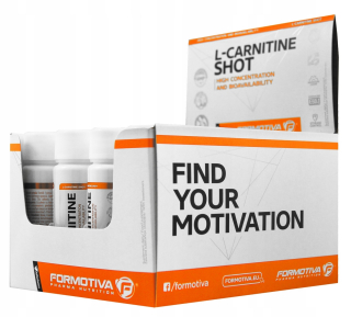 Spaľovač tuku - Formotiva L-Carnitine Shot 20x60mL Reduction Sculpture