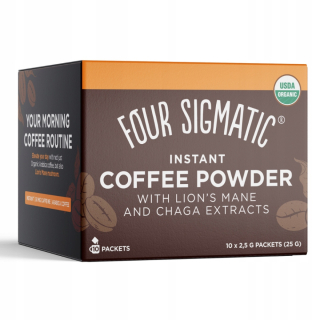 Káva mletá - Štyri Sigmatic Instant Coffe Powder Lion's Chaga 2