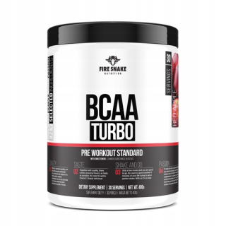 Aminokyseliny - FSN BCAA Turbo 400g amino kofeín beta alanina!