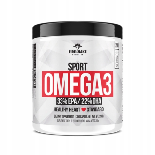 FSN SPORT OMEGA 3 200 ČASY 55% EPA DHA VITAMINE E