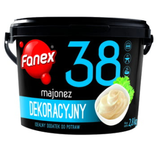 Fanx dekoratívne majonéza, 2,8 kg