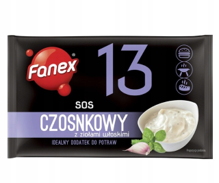 Fanx cesnaková omáčka s bylinkami, 35x60 g