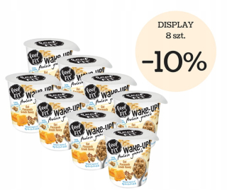 Feel FIT 8 ks x Proteínový granolový ovos, ľan