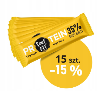 Cítite vanilkový proteínový obušok bez cukru