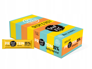 Feelfit proteínový bar 35% vanilka bez cukru x32