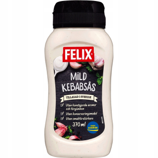 Mierna kebabová omáčka Felix Mild Kebabs 370g