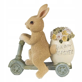 Veľkonočná dekorácia - Figurine Bunny na Scooter Clayre & EEF