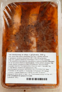 Fillet sleďov v oleji, 500 g Litovských pochúťok