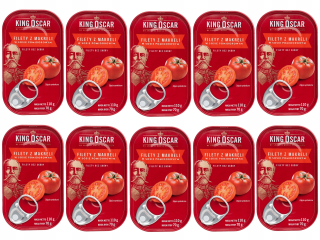 Filety z makrely s. Tomato King Oscar 110gx10ks