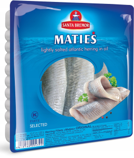 Filtéty sleďov v oleji 1000g Santa Bremor