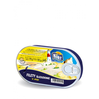 Filtéty sleďov v oleji 170g kier 10 kusov