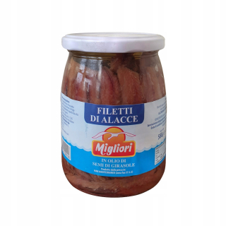 Filety z Alacce / Sardineli v rastlinnom oleji
