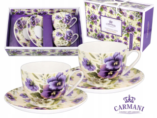 Coffee Cups KPL 2 SZT Pansy Carmani