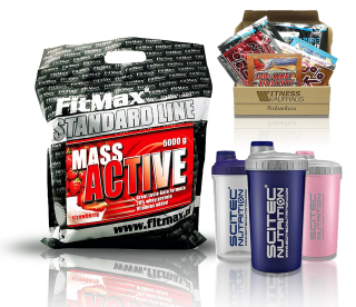 Gainer - Hmotnosť FitMax Active 5kg + Gratisy