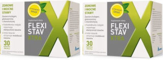 Ochrana kĺbov -  FLEXISTAV XTRA kolagén na rybníkoch x 30 SASZ. X 2 = 60