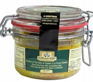 Foie Gras s kačica s kandidnými obr 130g.
