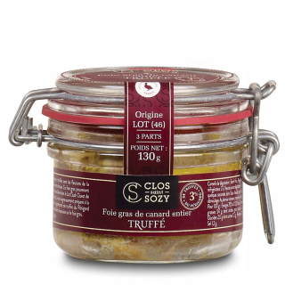 Foie gras z kačice s hľuzovkou zavrieť Saint SOY 130 g