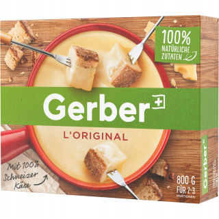 Fondue syr '' gerber '' z Švajčiarska 800g