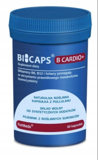 Vytvorí biky B kardio + 60KAP B12 B6 fóliová kyselina