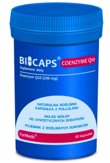 Tvorené bicaps koenzým q10 koenzým 100 mg mládeže