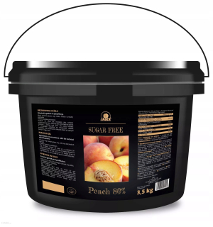Frużelina Peach 80% OWCOONS bez cukru 3.5kg