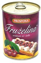 Frużelina Cherry v géli 3,2 kg prospezín