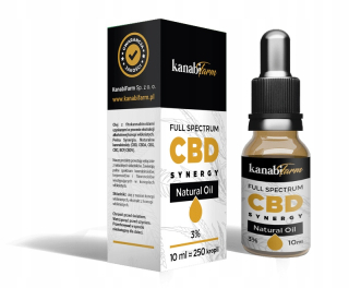 CBD - Full Spectrum CBD Synergy naural Oil 3% CBD Oil
