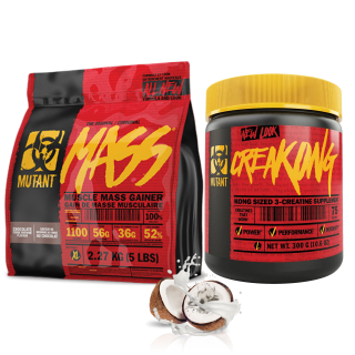 Gainer - Gainer Mutant Mass + Creamina CreamPong Fast Hmotnosť
