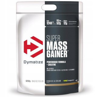 Gainer - Gainer Super Mass Dymatlize Cookie so smotanou 5232g