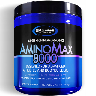 Aminokyseliny - Gaspari amino max 8000 325TABS aminokyseliny BCAA USA