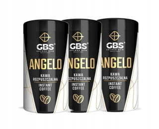 Instantná káva - GBS Rozpustný Coffee Angelo 3PAK 3X100G FlaVORS