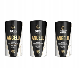 Instantná káva - GBS Rozpustný Coffee Angelo 3 x 100g rôzne príchute